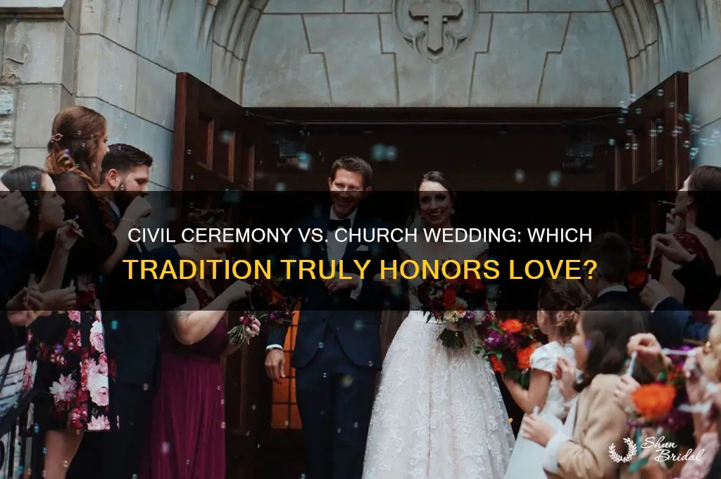 does civil ceremony ruin church wedding