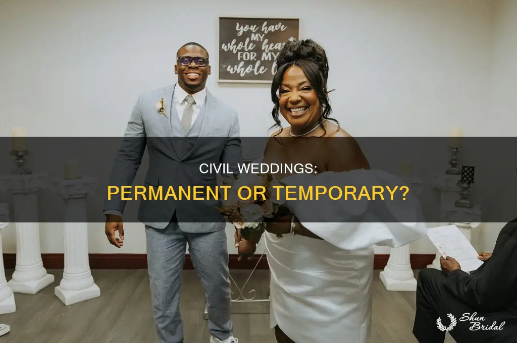does civil wedding expires