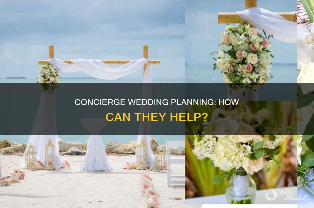 does concierge help set up weddings