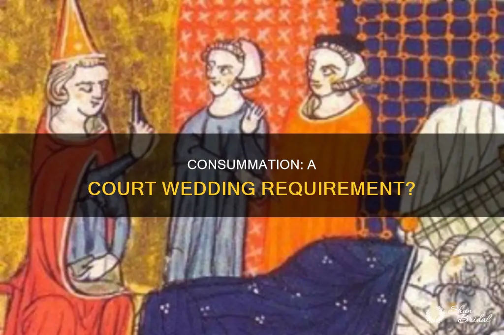 does consmation matter with a court wedding