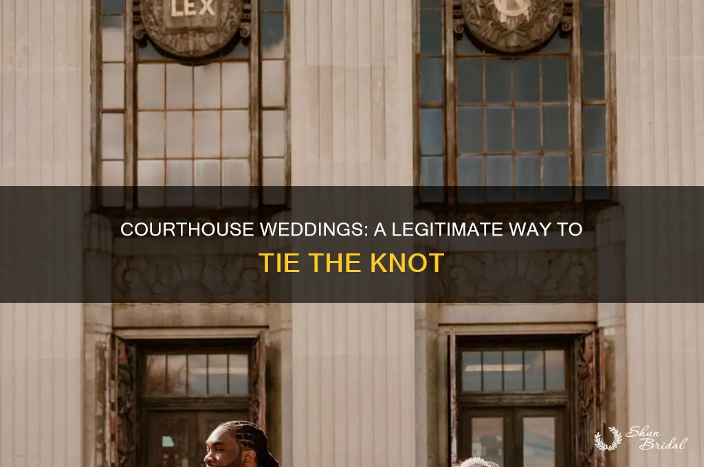 does courthouses do weddings