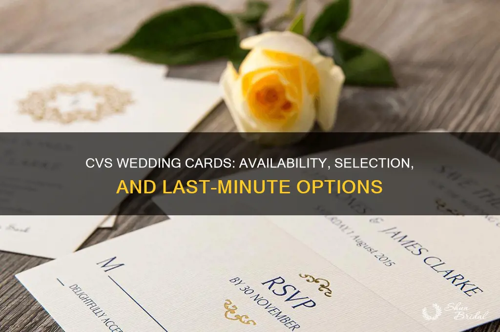 does cvs have wedding cards