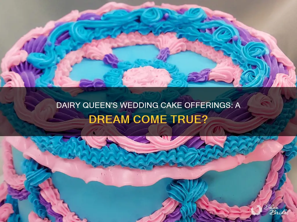 does dairy queen make wedding cakes