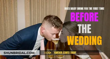 Daisy's First Drink: Pre-Wedding Nerves and Alcohol