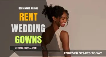 Does David's Bridal Rent Wedding Gowns? A Comprehensive Guide
