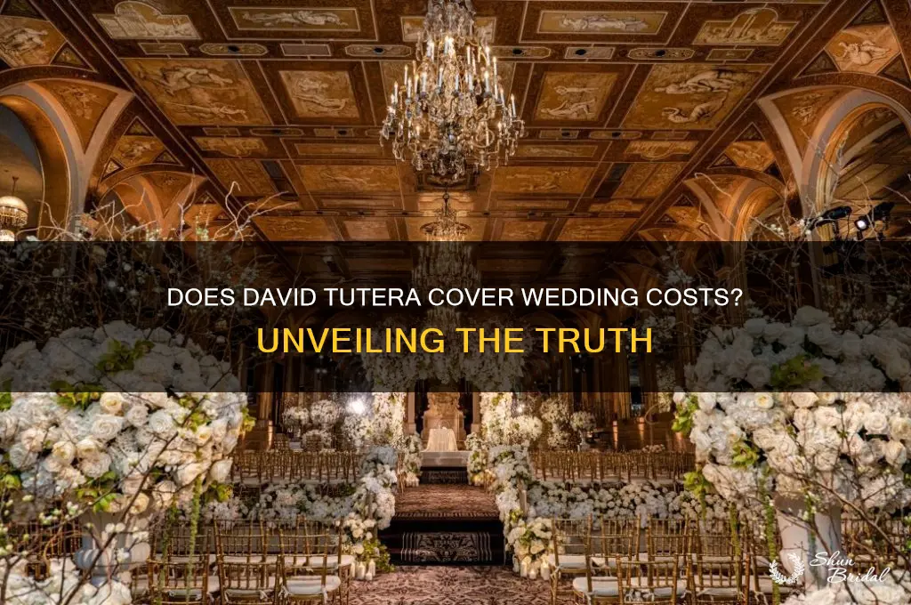 does david tutera pay for the wedding