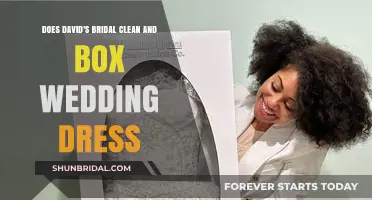David's Bridal: Wedding Dress Cleaning and Boxing Service?
