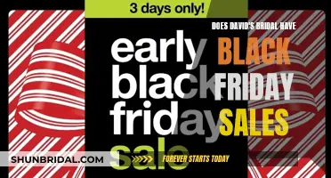 Black Friday Deals at David's Bridal: What to Expect