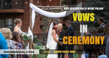 Vows vs. Intent: Which Comes First in Your Wedding Ceremony?