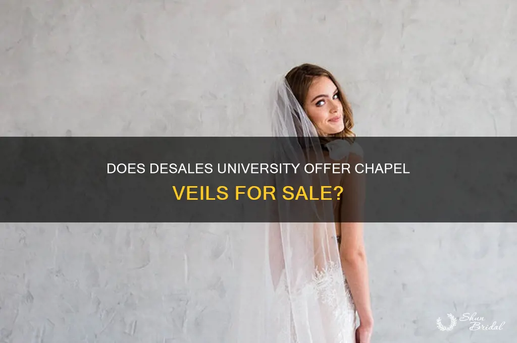 does desales sell chapel veils