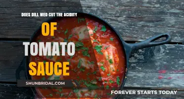 How Dill Weed Cuts Tomato Sauce Acidity