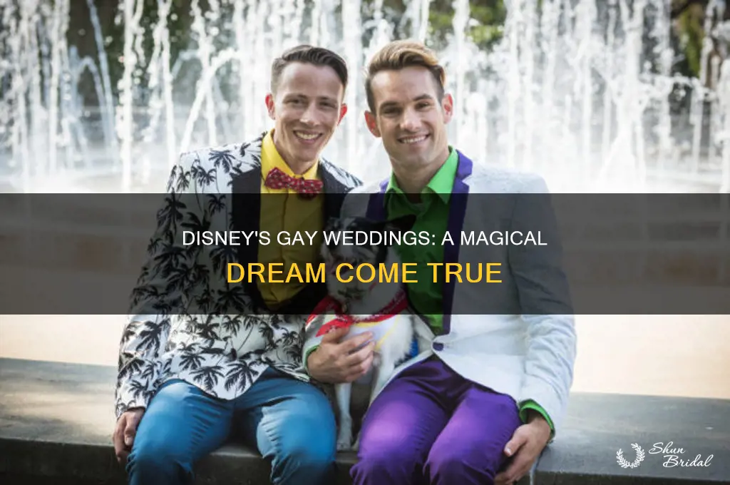 does disney do gay weddings