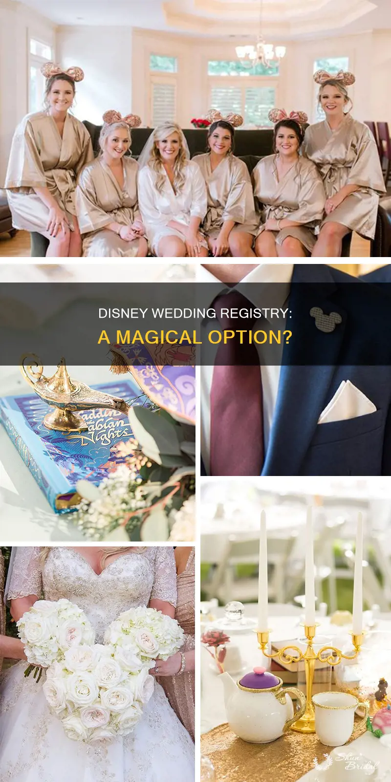 does disney have a wedding registry