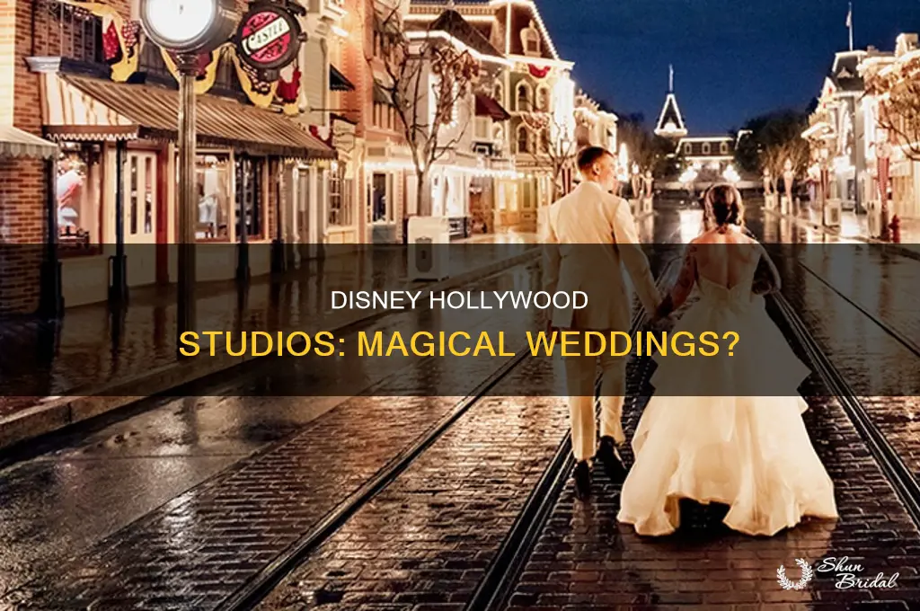 does disney hollywood studios do weddings