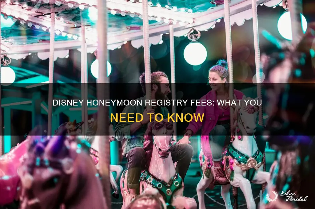 does disney honeymoon registey charge a fee