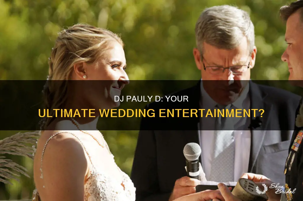 does dj pauly d do weddings