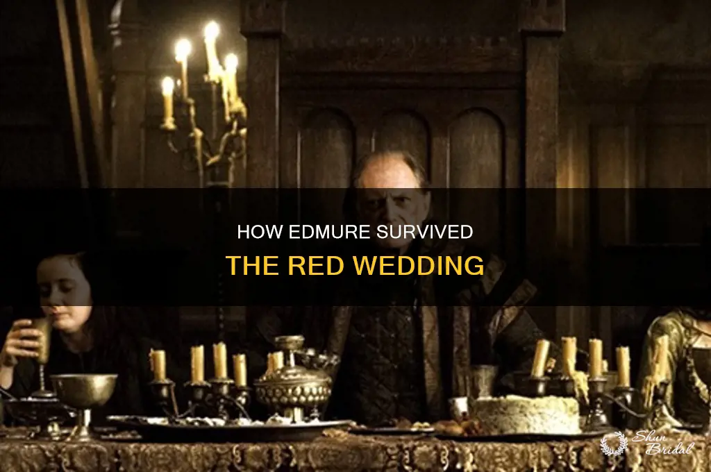 does edmure live from the red wedding