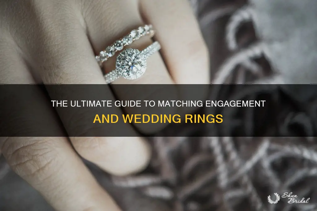 does engagement and wedding ring match