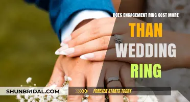 The Cost of Engagement Rings vs Wedding Rings