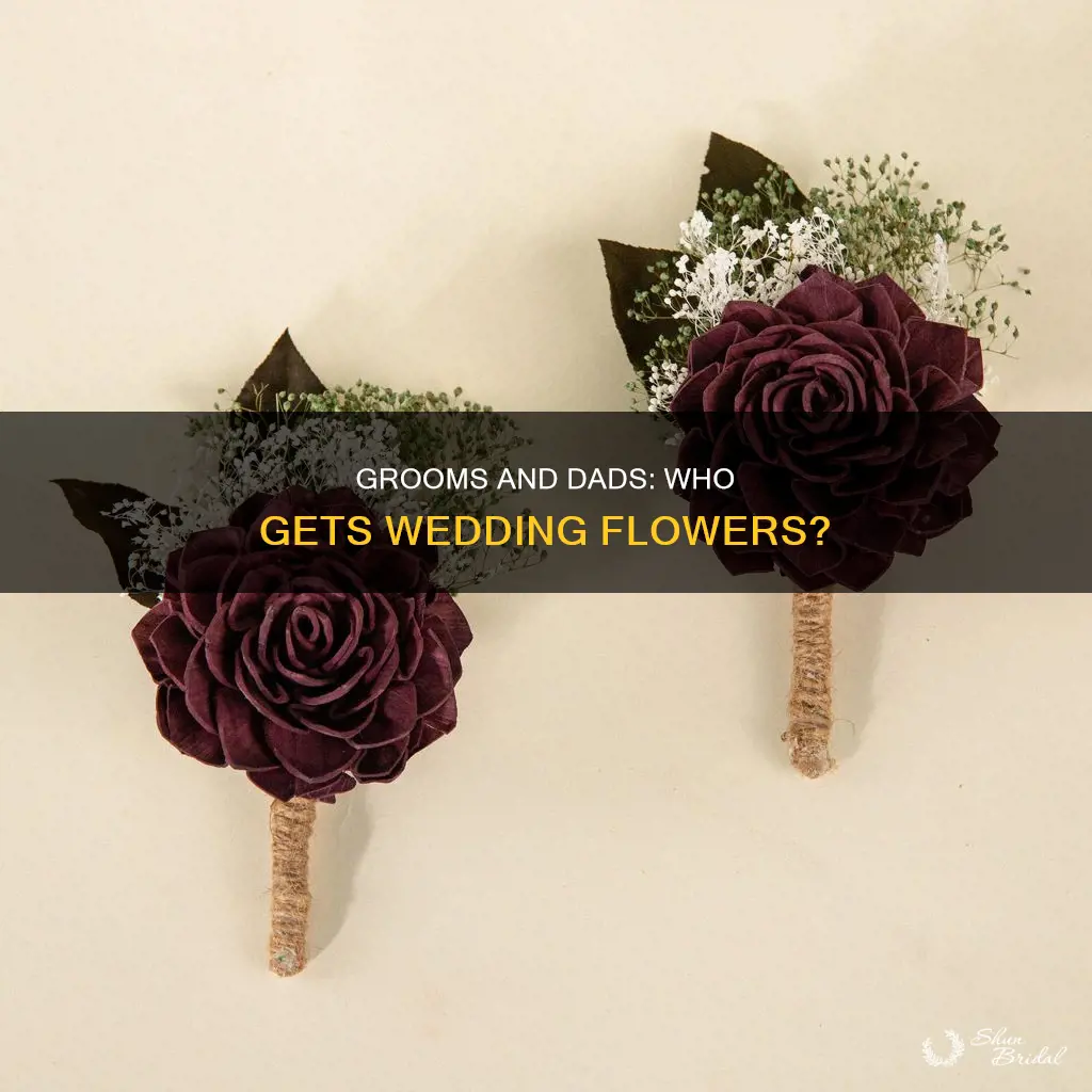 does everyone do flowers for the fathers in a wedding