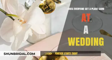 Do All Wedding Guests Receive a Place Card? Etiquette Explained