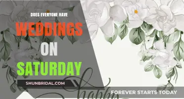 Weddings: Why Saturdays are the Prime Choice