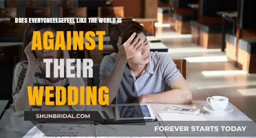 The World Against Your Wedding: A Common Feeling?