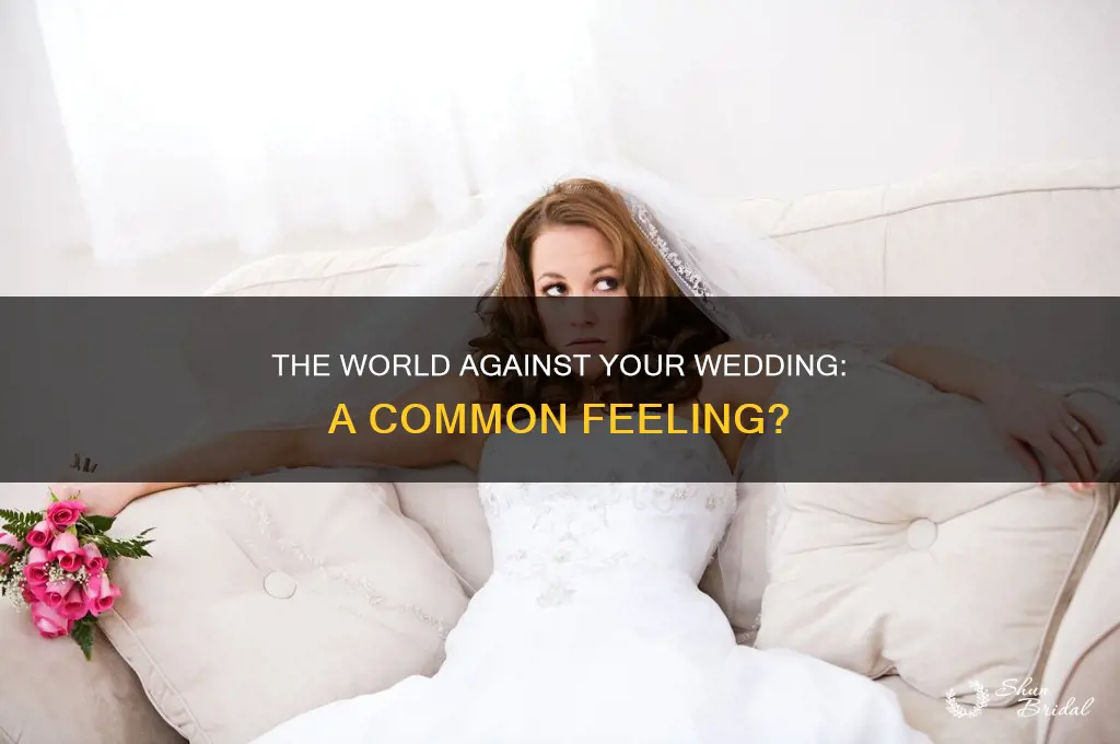 does everyoneelsefeel like the world is against their wedding