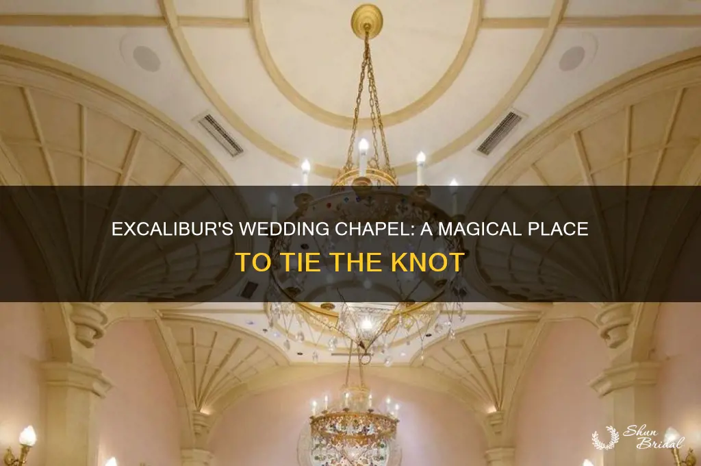 does excalibur have a wedding chapel