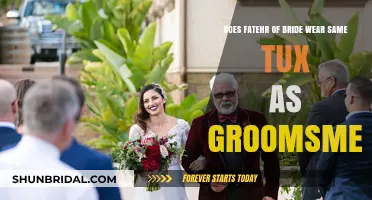 Should the Bride's Father Match the Groomsmen's Tuxedos?
