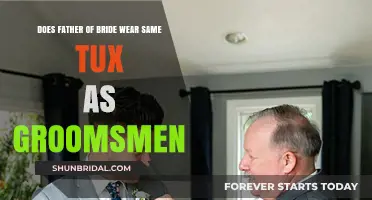 Father of the Bride vs. Groomsmen: Matching Tuxedos or Unique Style?