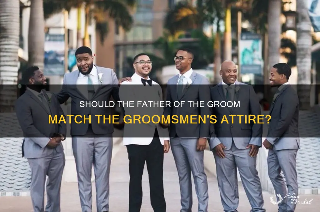 does father of groom match groomsmen