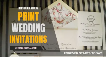 Kinkos: Wedding Invitation Printing Options for Couples