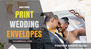 FedEx Wedding Envelope Printing: A Comprehensive Guide