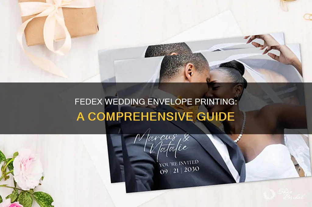 does fedex print wedding envelopes