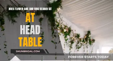 Flower Girl, Ring Bearer: Head Table?