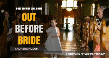 Flower Girl vs. Bride: Who Walks Down the Aisle First?