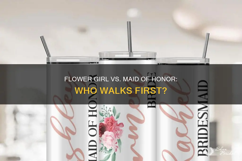 Flower Girl Vs. Maid Of Honor: Who Walks First? | ShunBridal