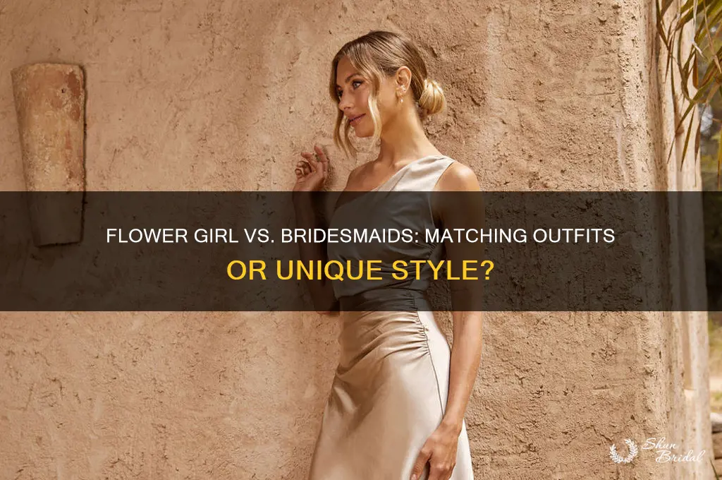 does flower girl have to match bridesmaids