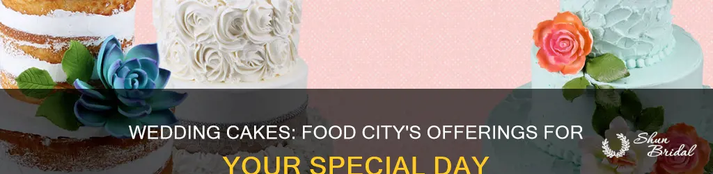 does food city do wedding cakes