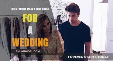 Formal Wedding Attire: Long Dresses Explained