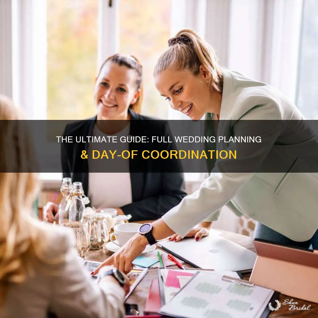 does full wedding planning incude day of coordinator