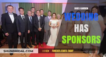 Sponsored Garden Weddings: Who Pays?