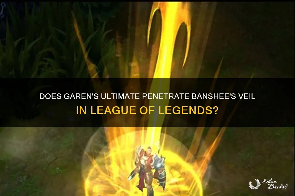does garen ult work through banchee
