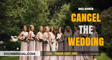 Georgia's Wedding: Cancelled or Cold Feet?