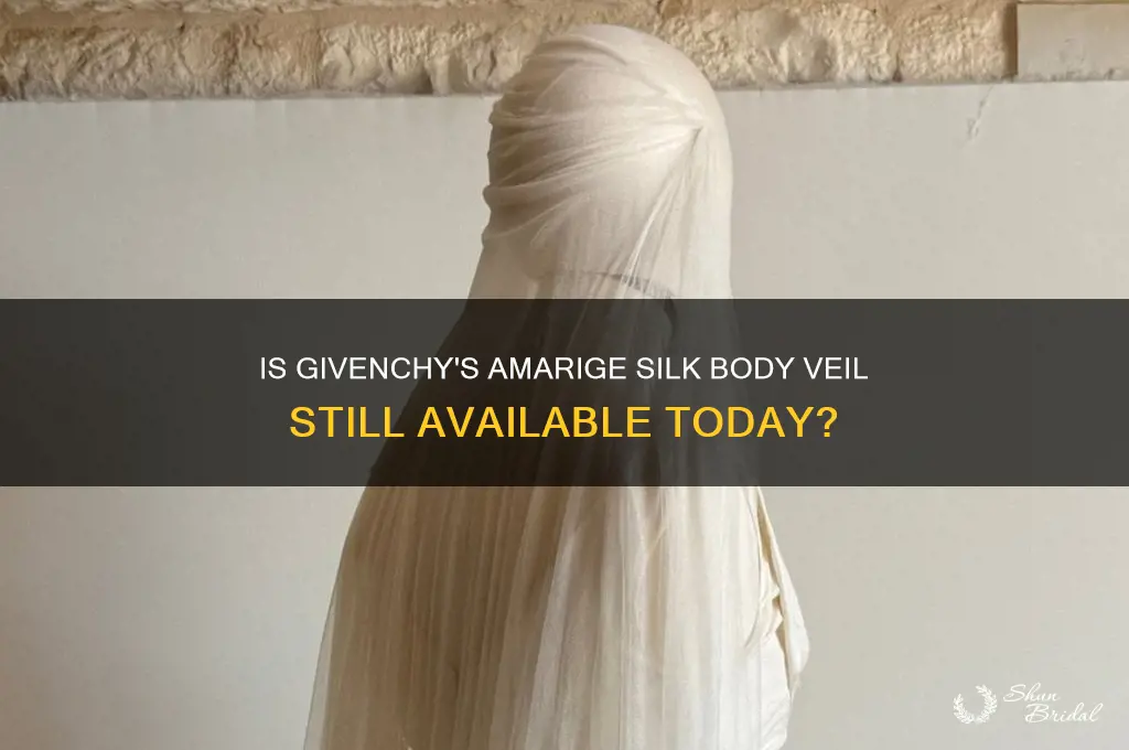 does givenchy still make amarige silk body veil