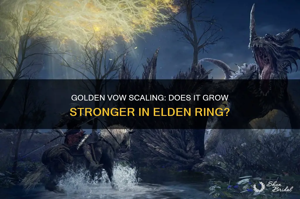 does golden vow scale