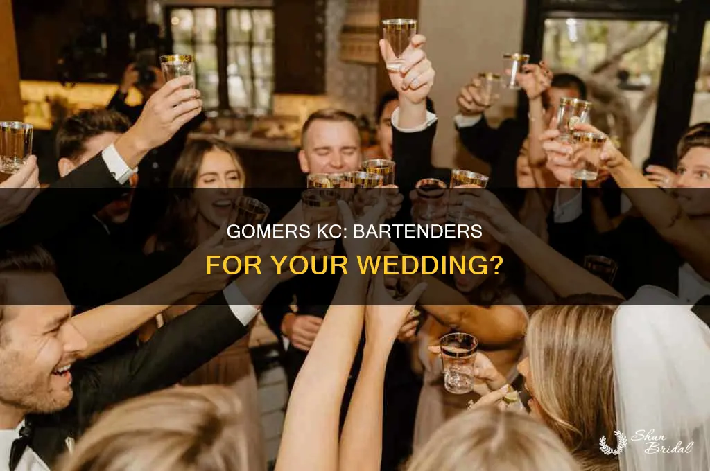 does gomers kc have bartenders for wedding