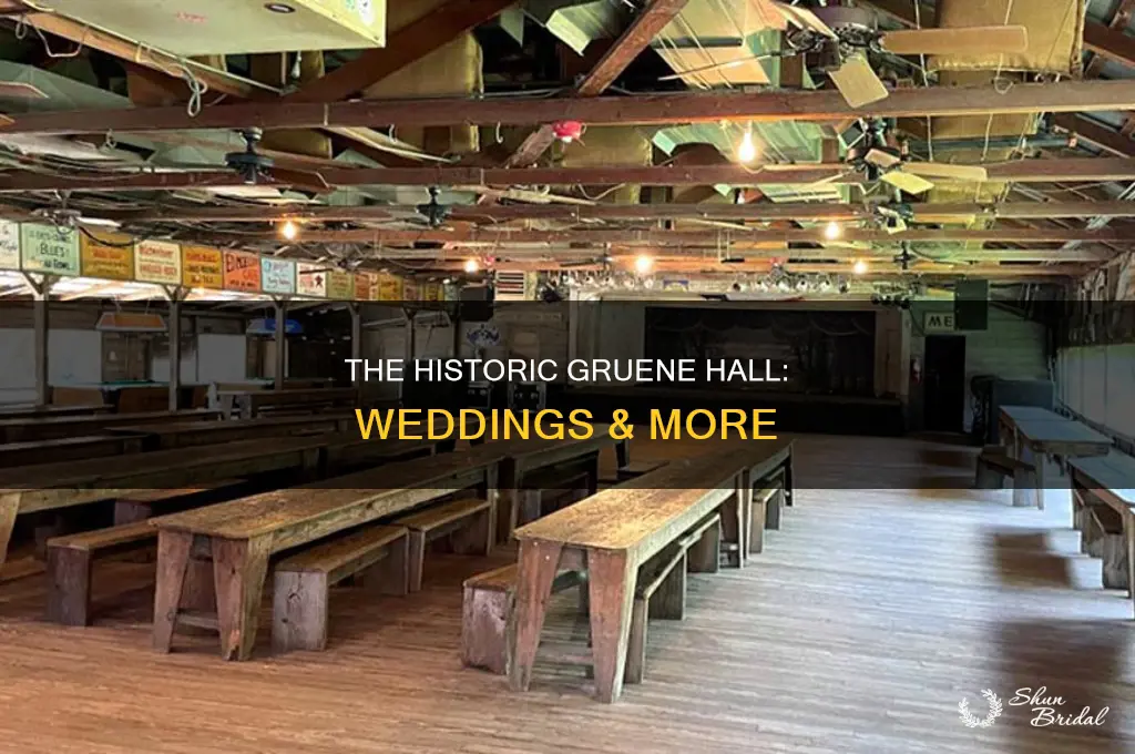 does greune hall do weddings