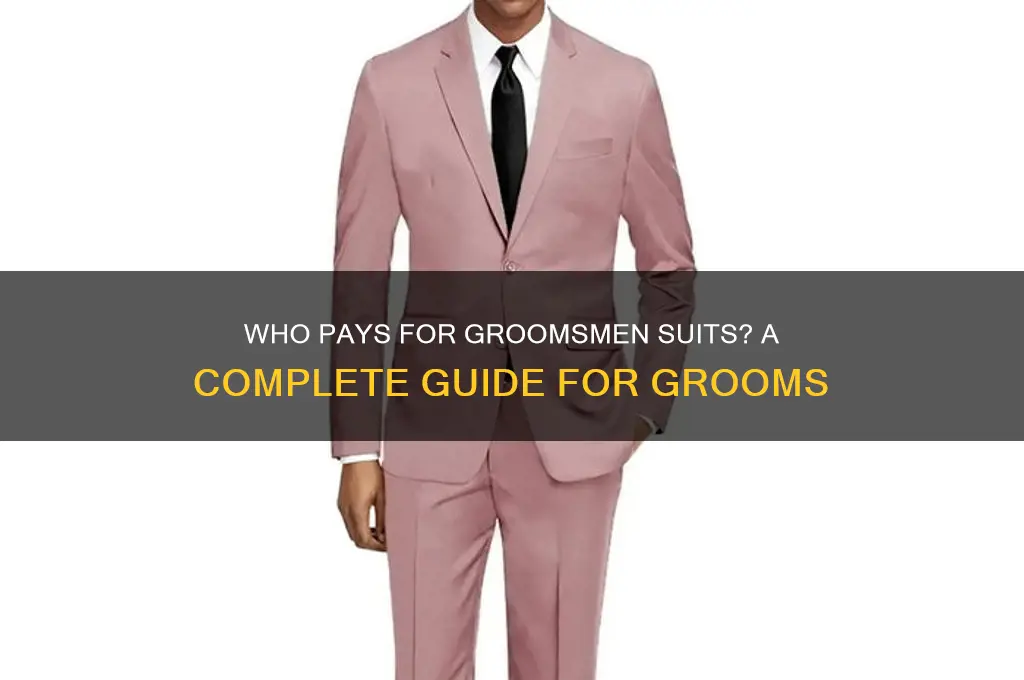 does groom buy groomsmen suit